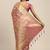 Pink woven art silk saree with blouse