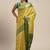 Yellow woven art silk saree with blouse