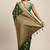 Green woven art silk saree with blouse