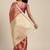 Pink woven art silk saree with blouse