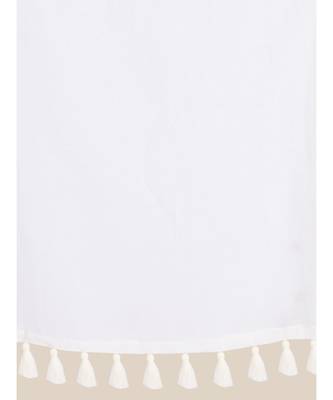 Suta White Pure Cotton Embroidered Scallops Border Saree 4