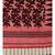 Suta Rust Orange  Black Jacquard Handloom Saree