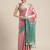 Pink woven art silk saree with blouse