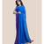 Suta Blue  Purple Pure Cotton Solid Saree