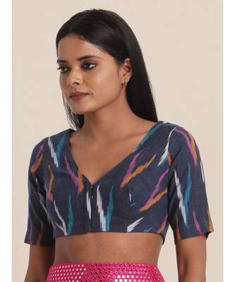 Suta Pink Mirror Work Embroidered saree 4