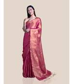 Suta Red  Gold Zari Saree