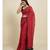 Suta Red  Black Floral Pure Cotton Saree