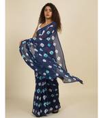 Suta Multicolored Shibori Cotton Saree