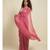 Suta Pink  White Shibori Cotton Saree