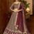Maroon Color embroidered Work Lehenga Choli With Dupatta Set