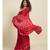 Suta Red  White Bandhani Saree