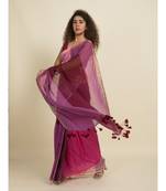 Suta Multicolour Checked Mul Cotton Saree