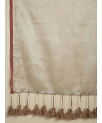 Suta Gold-Toned  Silver-Toned Zari Saree 2