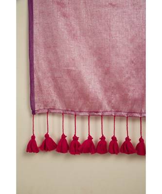 Suta Red  Pink Zari Cotton Saree 2