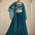 green crepe Material Hand Work Lehenga Choli Dupatta