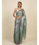 Suta Green  Magenta Saree