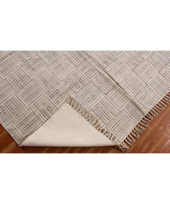 3x10 Ft Hand Block Printed Cotton Dhurrie Area Rug Boho Kilim Lounge Decorative Carpet 6