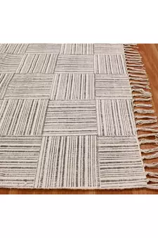 5x10 Ft Hand Block Printed Cotton Dhurrie Area Rug Boho Kilim Lounge Decorative Carpet