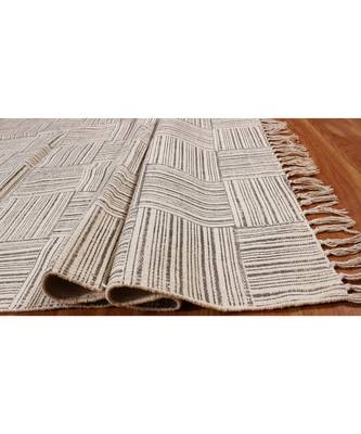 4x12 Ft Hand Block Printed Cotton Dhurrie Area Rug Boho Kilim Lounge Decorative Carpet 7