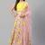 Beautiful Yellow Lehenga Choli With Dupatta