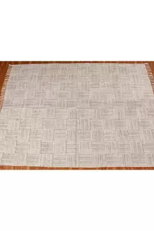 4x20 Ft Hand Block Printed Cotton Dhurrie Area Rug Boho Kilim Lounge Decorative Carpet