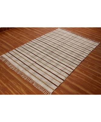 4x7 Ft Indian Hand Block Printed Area Rug Boho Kilim Indoor Kitchen Decor Carpe. 2