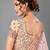 peach Color Georgette Fabric Lehenga Choli With Net Dupatta