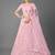 pink Color Mirror Work Lehenga Choli With Soft Net Dupatta