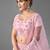 pink Color Mirror Work Lehenga Choli With Soft Net Dupatta