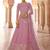 Pretty pink Color Zari & Mirror Work Lehenga Choli With Soft Net Dupatta