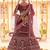 Maroon Color Zardozi Work Lehenga Choli With Soft Net Dupatta