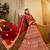 Incredible red velvet base embroidered bridal lehenga choli