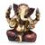 CraftVatika Jolly Ganesha Brass Idol-Hindu Good Luck God Ganesh idol -Elephant God oF Success Ganesh Sculpture