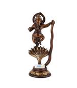 Lord Ganesha ganesh murti Brass Statue Idol | Hindu God Ganesh Ganpati On Snake Antique Finish Home Decor Figurine