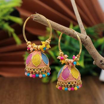 Multicolor jhumkas 2