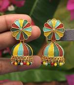 Multicolor jhumkas