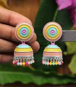 Multicolor jhumkas
