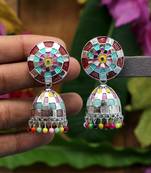 Multicolor jhumkas