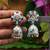Multicolor jhumkas