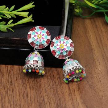 Multicolor jhumkas 2