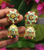 Multicolor jhumkas