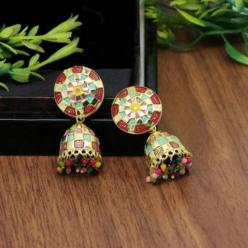 Multicolor jhumkas 2