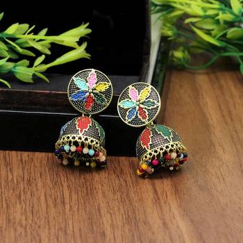 Multicolor jhumkas 2