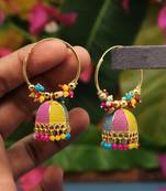 Multicolor jhumkas