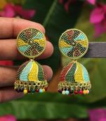 Multicolor jhumkas
