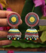 Multicolor jhumkas