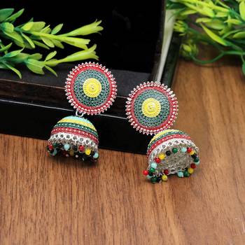 Multicolor jhumkas 2
