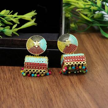 Multicolor jhumkas 2
