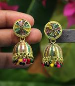 Multicolor jhumkas
