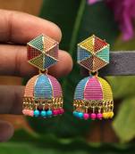 Multicolor jhumkas